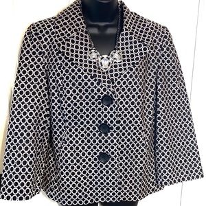 Rafaella Black & Silver Blazer